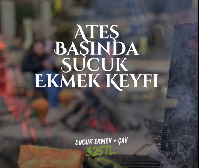 Ateş Başında Sucuk Ekmek